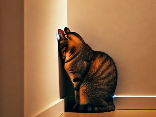 Pozycja bólowa u kota